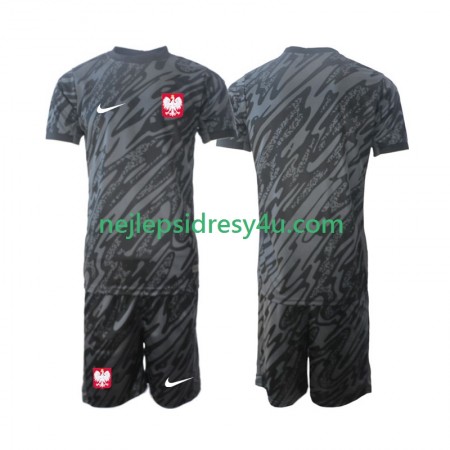 Fotbalový Dres Polsko Brankářské Dětské Venkovní 2024